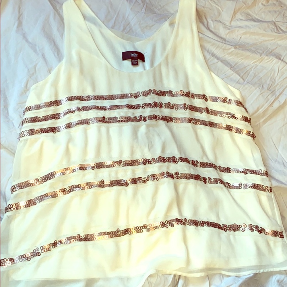 Flowy Sequin Top